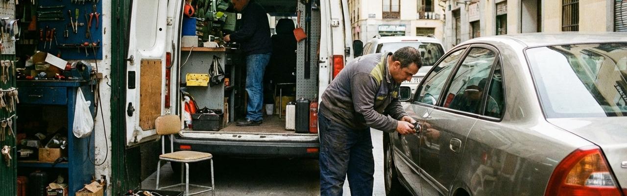 Reparación y sustitución de cerraduras de vehículos en Villaverde